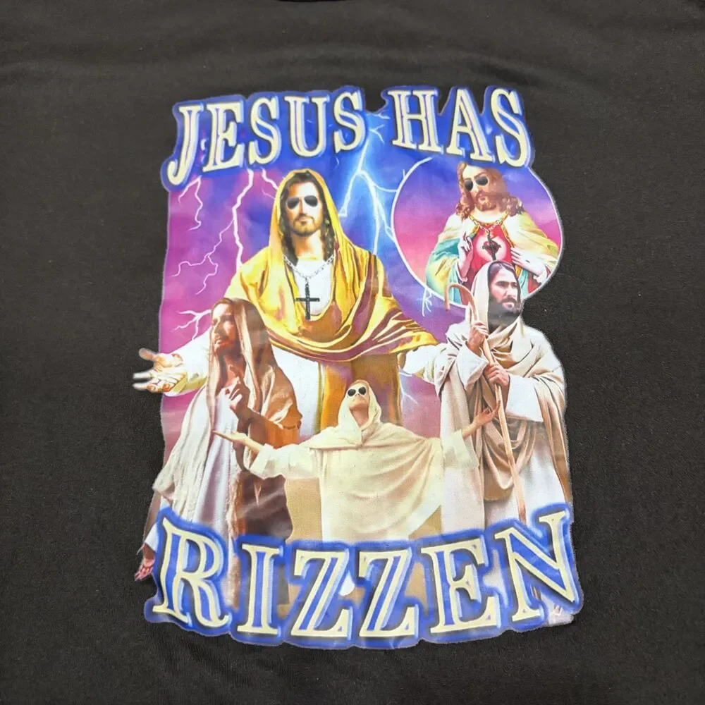 "Jesus Has Rizzen" Graphic Tee - Picture 2 of 6